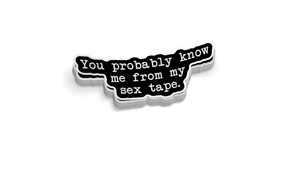 Sex Tape - Hard Hat Decal
