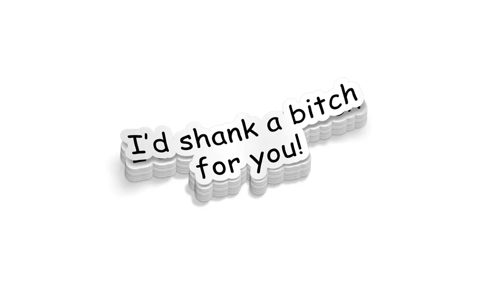 Shank A Bitch - Hard Hat Decal