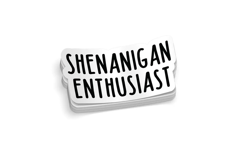 Shenanigan Hard Hat Decal