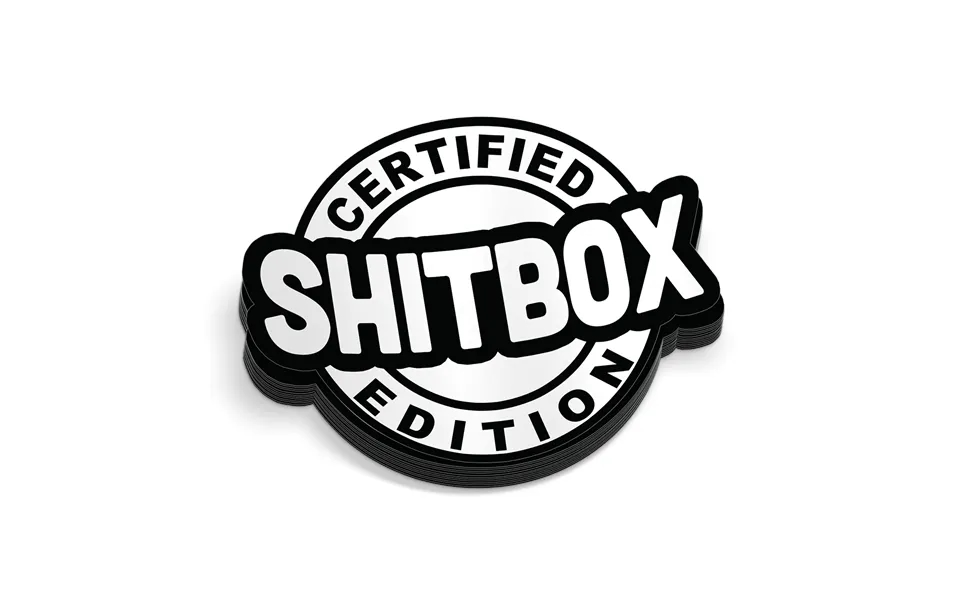 Shit Box Edition Hard Hat Decal