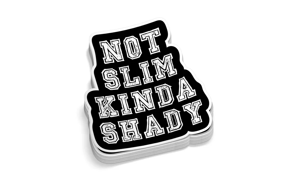 Slim Shady - Hard Hat Decal