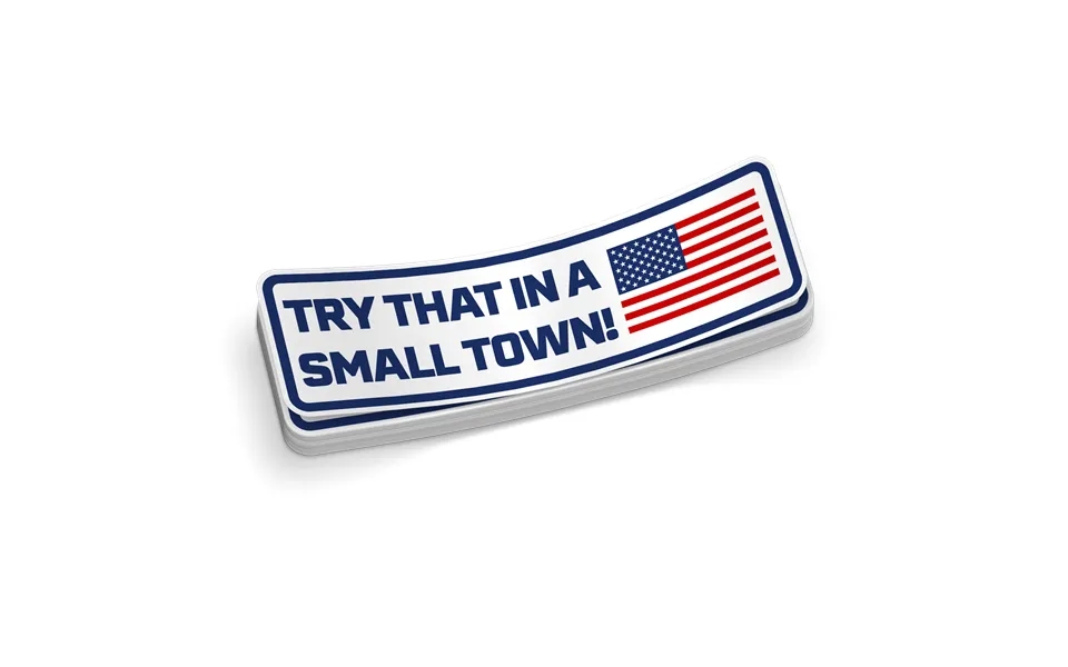 Small Town - Hard Hat Decal