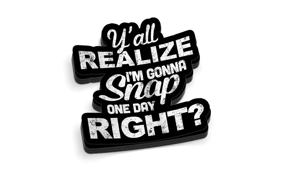 Snap Someday Hard Hat Decal