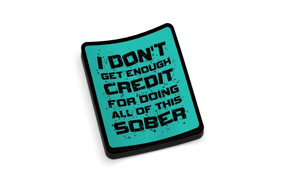 Sober Hard Hat Decal