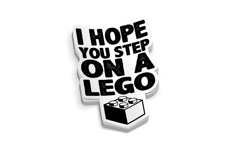 Step On A Lego Hard Hat Decal