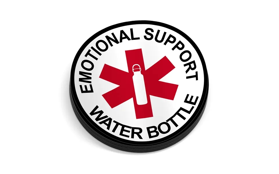 Support Water Bottle Decal