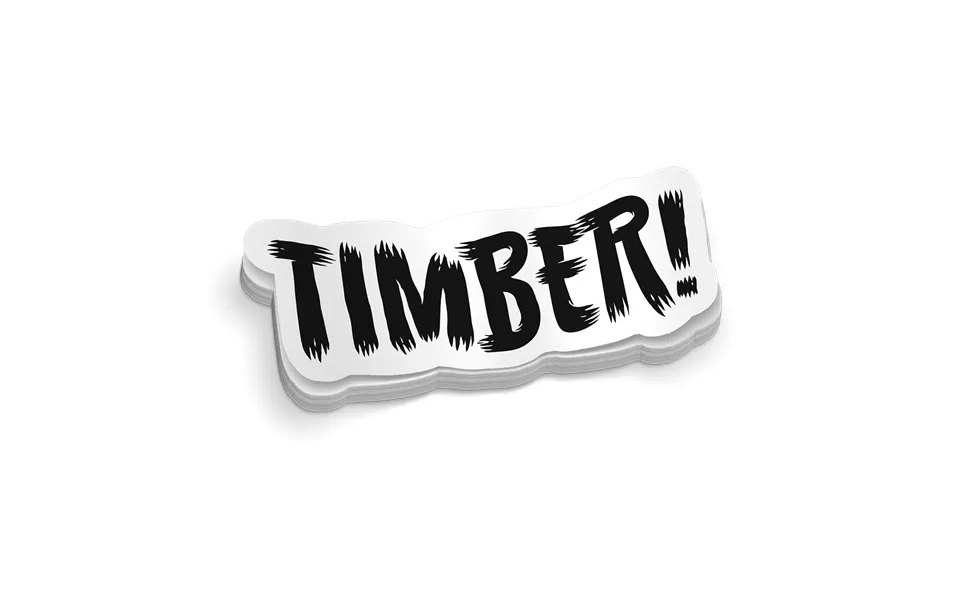 Timber Hard Hat Decal
