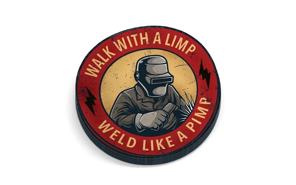 Weld Like A Pimp Sticker