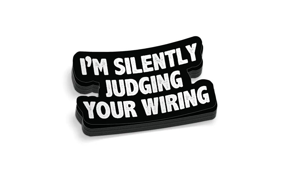 Wiring Hard Hat Decal