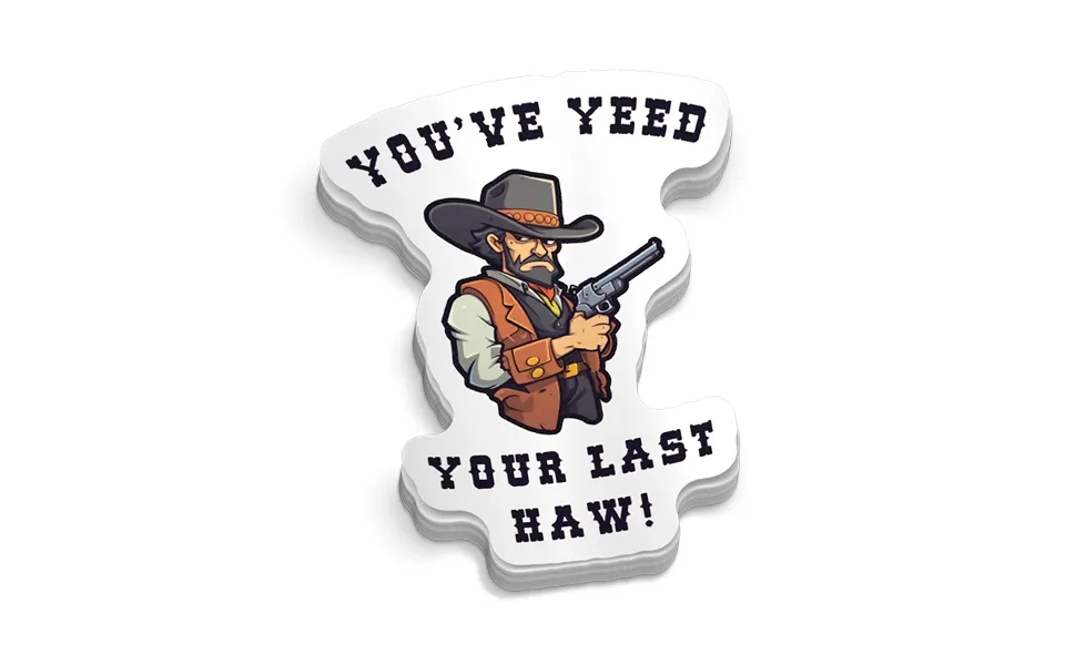 Yee Haw - Hard Hat Decal