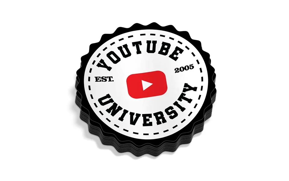 Yt University Hard Hat Decal