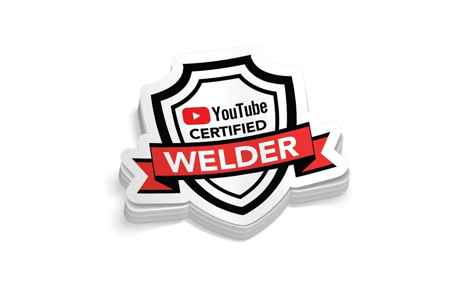 Yt Welder Hard Hat Decal