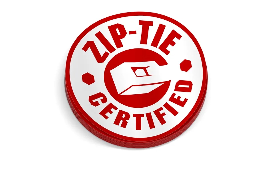 Zip Tie 5 Inch Decal