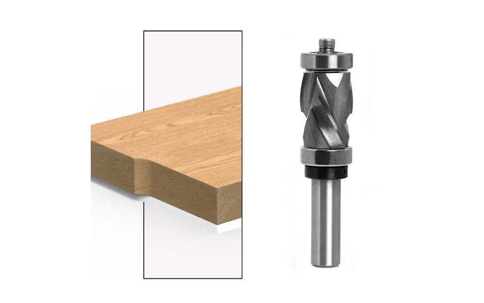 1 2 Shank Carbide Cnc Router Bit Milling Cutter Bearing Trimming Ultra-perfomance Compression Flush Trim For Wood