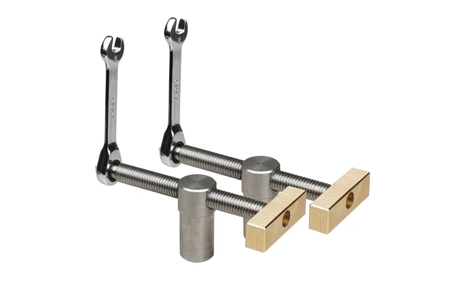 1 2pcs Ganwei 19mm 20mm Woodworking Table Vice Clamp Tiger Clamp And Lock Set With Brass And Stainless Steel Ratchet For