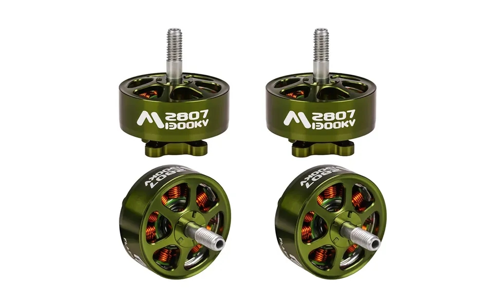 1 4pcs Flashhobby M2807 2807 1300kv 3-6s High Speed Brushless Motor For Aos 7 Evo Mark4 Lr7 Diy 7 Inch Long Range Rc Dro