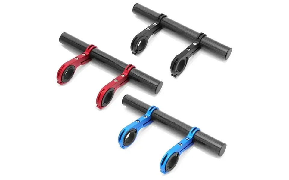 1pc Carbon Fiber Bike Handlebar Extender Bracket - Flashlight Holder Extension Bracket For Outdoor Bike Accessories