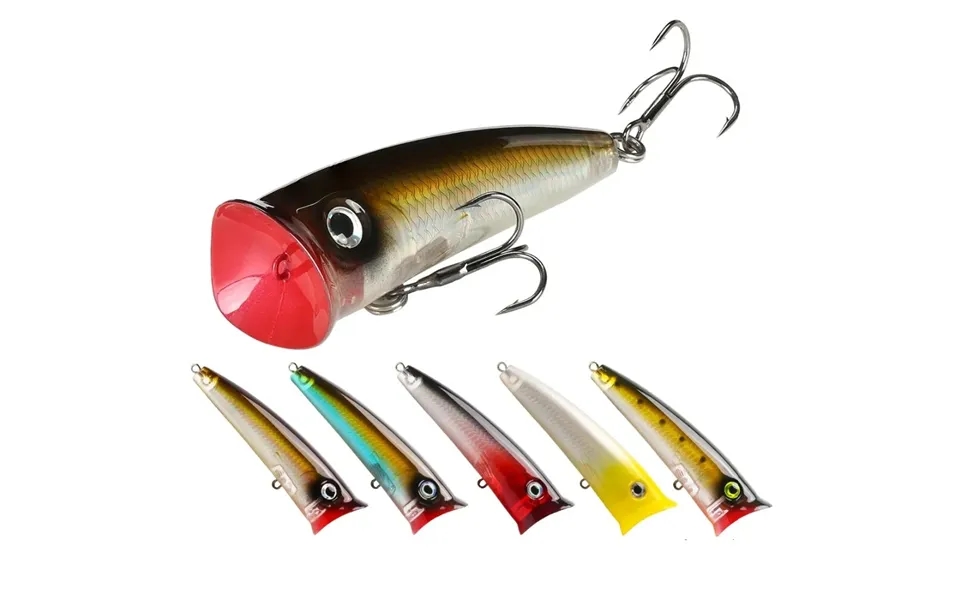 1pc Sk004 Good Package 70mm 11g Topwater Artificial Fishing Bait Fishing Lures Poper Popper Quality Hooks Hard Lures