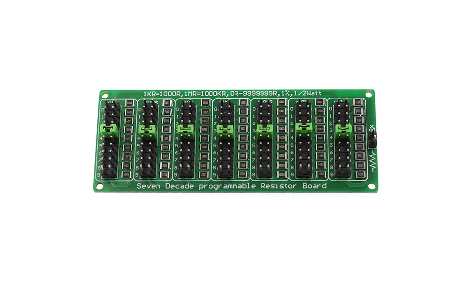 1r-9999999r Programmable Resistance Board Module 1 2w 1% Accuracy 1r Seven Decade Resistor Board