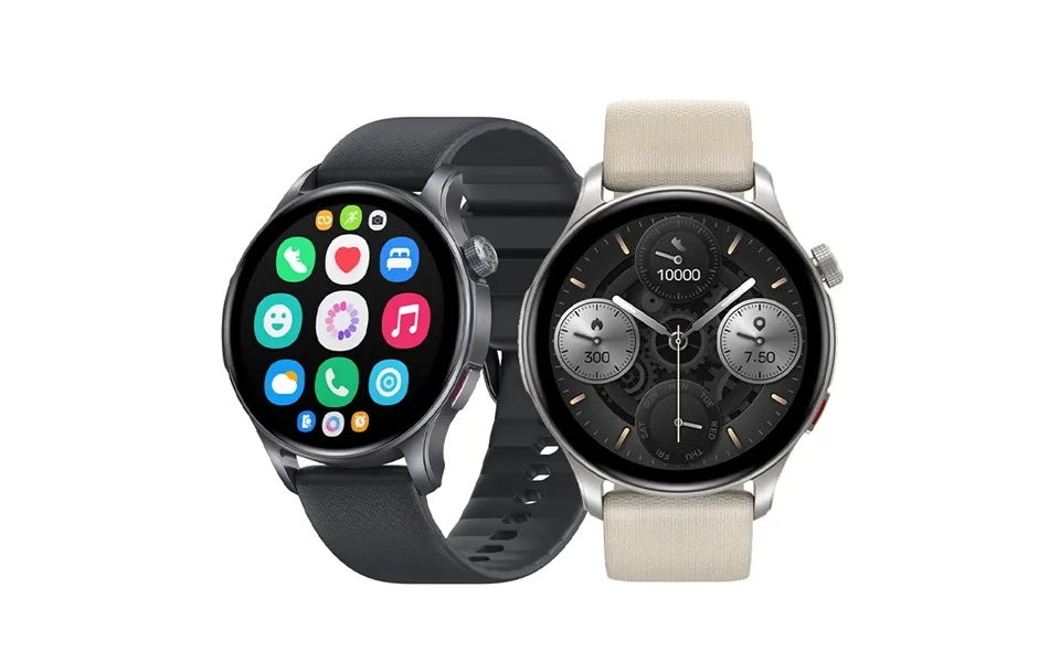 2025world Premiere Zeblaze Btalk 3 Gps 1.43inch Amoled Display Gpsdouble Straps 3atm Waterproof Bluetooth Call Heart