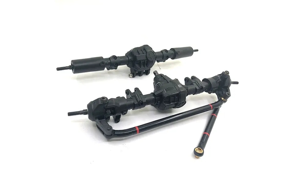 2pcs Front Rear Straight Bridge Axle For 1 10 Rc Rock Crawler Axial Scx10 90046 Ar44