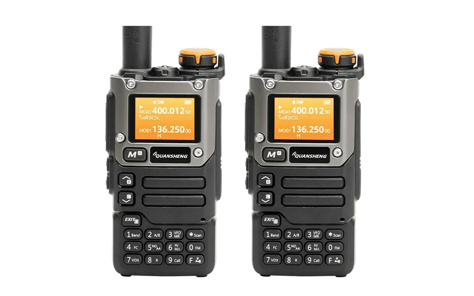 2pcs Quansheng Uv-k58 5w Walkie Talkie Air Band Radio Uhf Vhf Dtmf Fm Scrambler Noaa Wireless Frequency Two-way Handheld