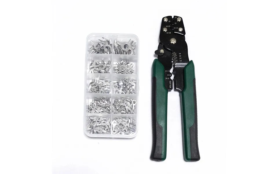 320pcs Crimp Terminal And Pliers Set 10 In 1 U Shaped O Shaped Cold Pressed Terminal Set Wire Connector Splicing Termina