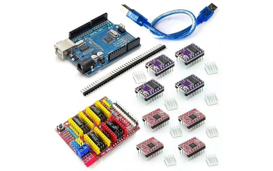 3d Printer Kit Cnc Shield V3 V4 Engraving Machine Kit Nano Improved Version 4988 Driver