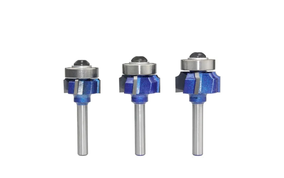 3pcs 6mm 8mm 1 4 Shank Z4 Corner Round Router Bit R1 R2 R3 Trim Edging Woodworking Mill Classical Cutter Bit