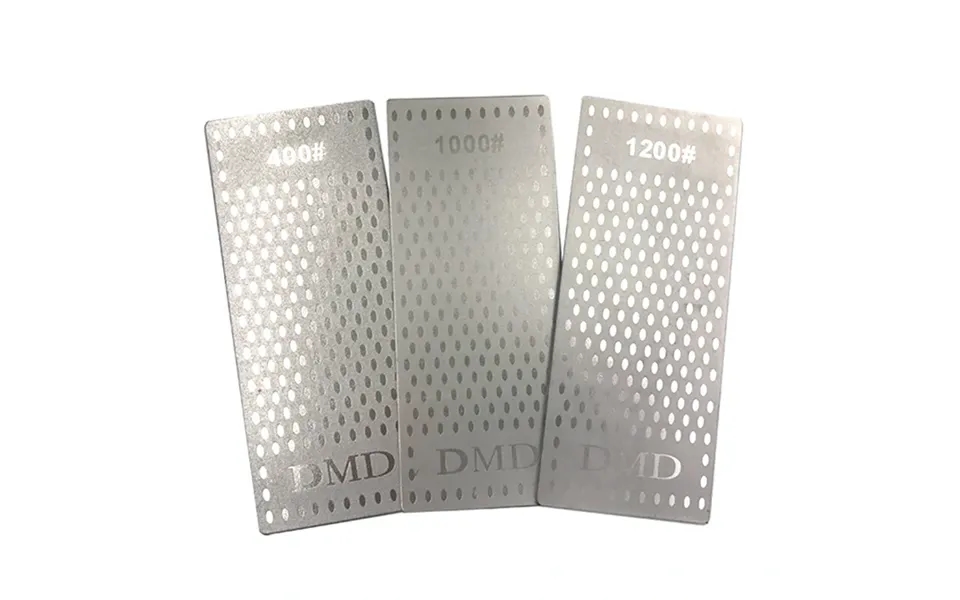 3pcs Diamond Sharpening Stone Single-sided 400 1000 1200 Grit Versatile Use Kitchen Garden Woodworking Tool Sharpener Hi