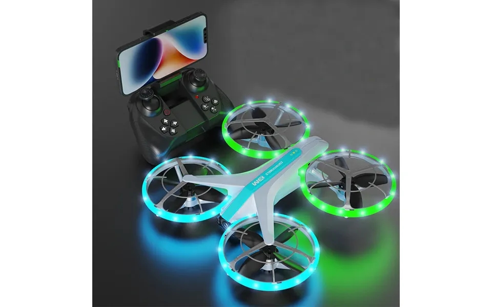 4drc V33s Wifi Fpv With Hd Dual Camera Optical Flow Positioning Stunt Tumbling Colorful Led Lights Brushless Grid Full P