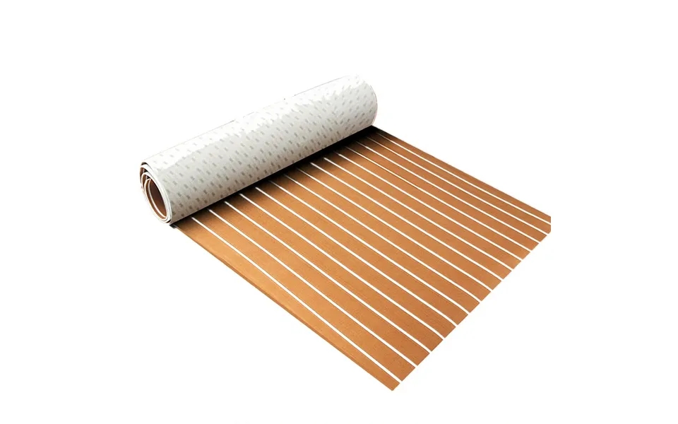 600x2400x5mm Marine Flooring Faux Teak Eva Foam Boat Decking Sheet