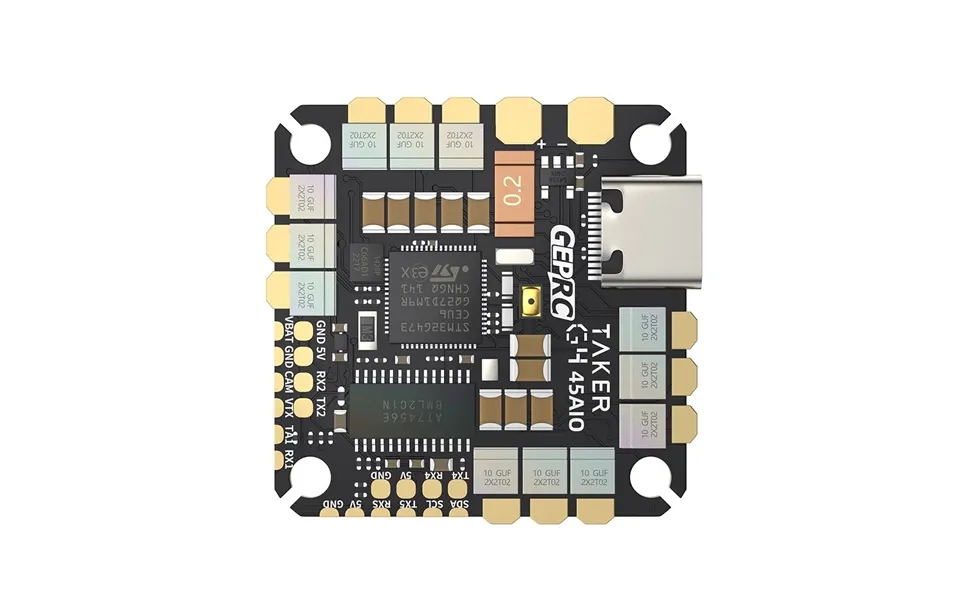 9g 25.5x25.5mm Geprc Gtaker G4 45a Aio Flight Controller Osd Integrated With 45a 4in1 Brushless Esc 3-6s Support Dshot60