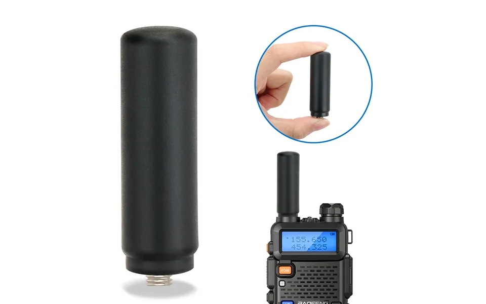 Abbree Ar-243 Sma-female Mini Antenna Uhf 400-480mhz Short Small Antenna For Walkie Talkie Baofeng Bf-888s Uv5r Uv-21 Pr