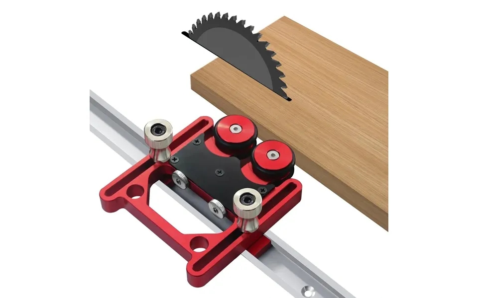 Adjustable Stock Guide With One-way Wheel And Safety Auxiliary Tool Versatile For Table Saw Band Saw Circular Saw Woodwo