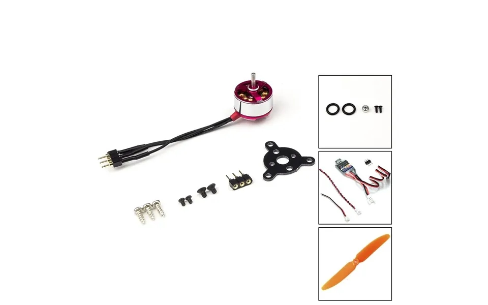 Aeorc Rc Power Combo Mm1104 1104 Kv3700 3700kv Brushless Motor 1s 2s 5a Esc 5030 Prop For Rc Fixed Wing Airplane Plane