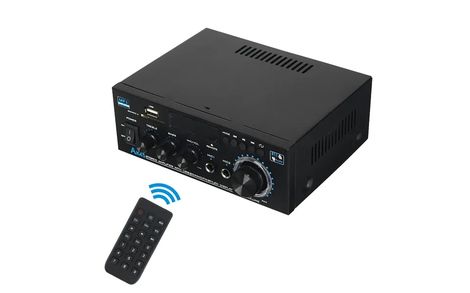 Ak45 Power Amplifier Bluetooth Hifi Digital Amplifier Max Power 90wx2 Channel 2