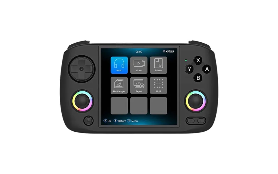 Anbernic Rg Cubexx 32g 64g 3.95inch Ips Screen Handheld Gaming Console With Rgb Joystick Built-in Hifi Speakers 5000 Ga