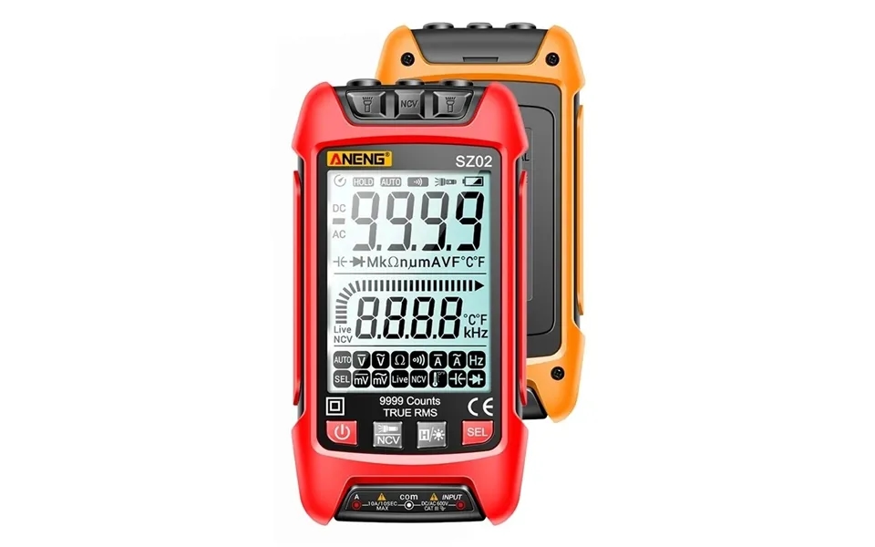 Aneng Sz02 9000 Counts Auto Range True Rms Digital Multimeter High Precision Resistance Frequency Capacitor Tester