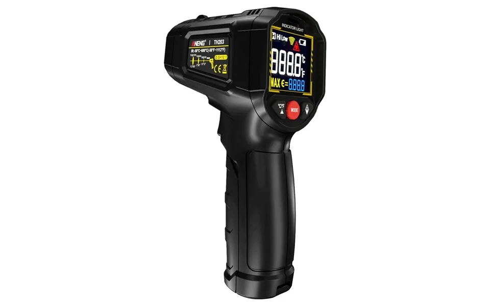 Aneng Th202 Th203 Infrared Thermometer Gun -50 C To 600 C Multi-point Laser Lcd Backlit Display Adjustable Emissivity Hi