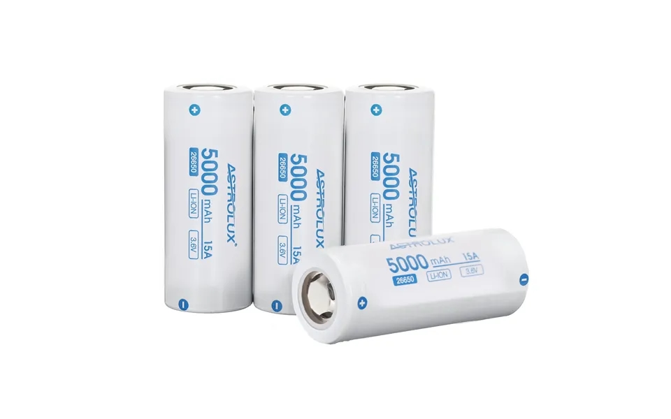 Astrolux C2650 5000mah 3c 3.6v 26650 Li-ion Battery Unprotected 15a High Performance Rechargeable Lithium Power Cell Fo
