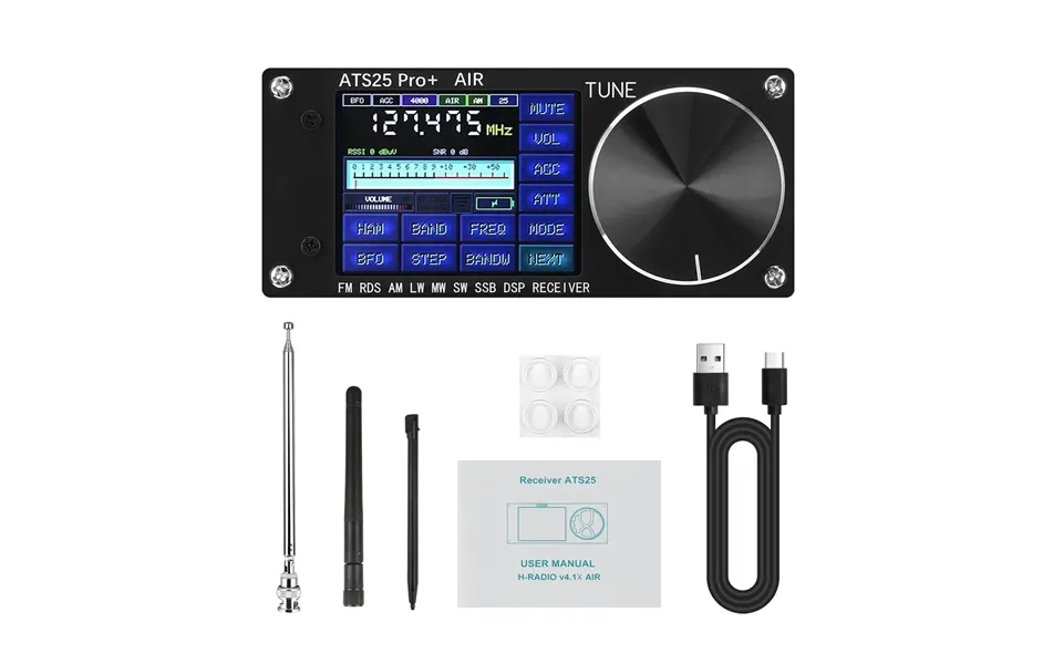 Ats25 Pro Supports Bluetooth Wifi Air Band Fm Sw Ssb Mw Lw Air Sdr Receiver Aviation Band Receiver Firmware 4
