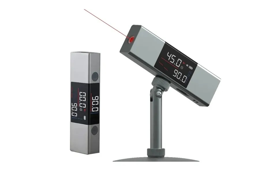 Atuman Duka Li1 2 In 1 Dual Laser Protractor Digital Level Ruler Rechargeable 360 Arbitrary Angle Cast Line Measurement
