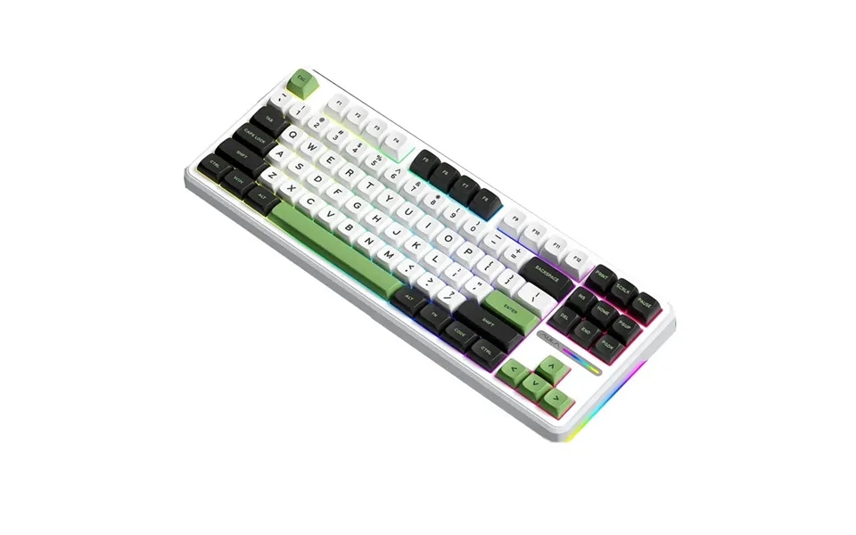 Aulu F87pro 87 Keys Tri-mode Mechanical Gaming Keyboard Hot Swappable Rgb Pbt Keycaps 2