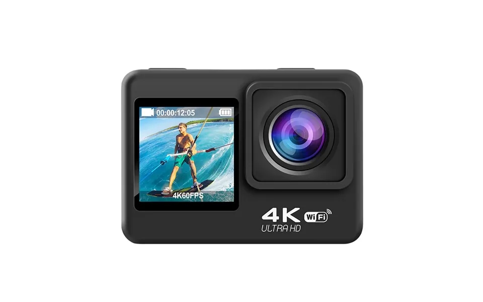 Ausek 4k Wifi Action Camera Photography Sports Camera Waterproof Hd Dual Screen Wifi Remote Control Outdoor Shooting Cyc