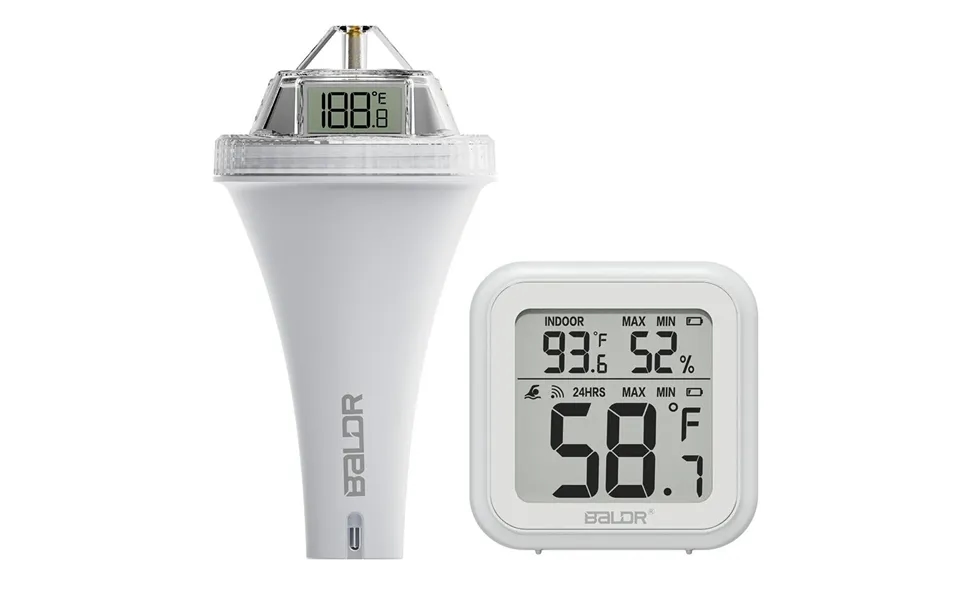 Baldr Digital Swimming Pool Thermometer -9.9-50 Range Accurate 360 Degree View Connects To Homgar Appindoor Humidity