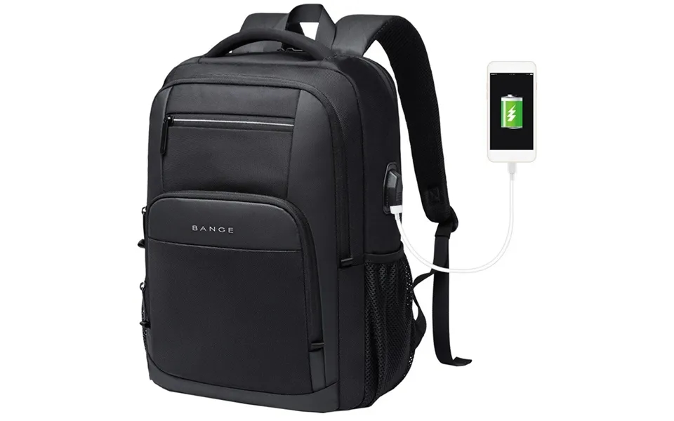 Bange Backpack Men's Shoulder Bag 15.6 Laptop Computer Bag Casual Sports Travel Backpack Breathable Large Capacity Usb C