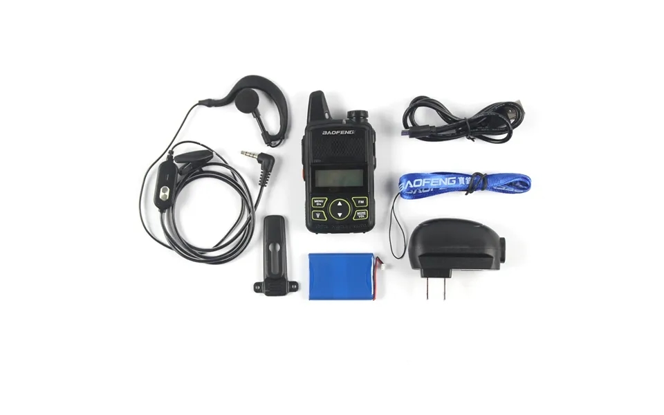 Baofeng Mini Walkie Talkie Bf-t1 Uhf 400-470mhz 1w 20ch Small Mini Portable Ham Fm Two-way Radio With Earpiece