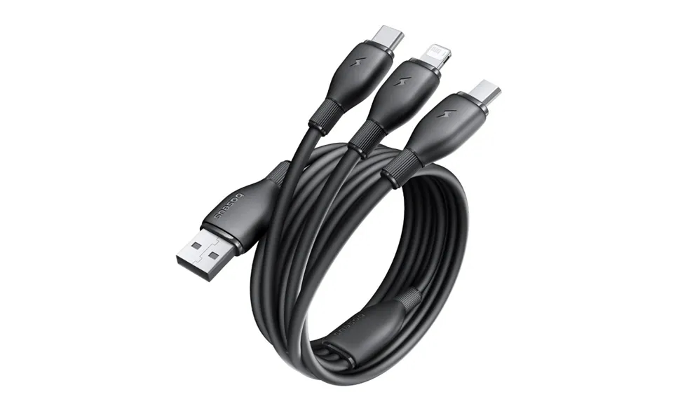 Baseus Fast Speed Series 3.5a Usb-a To Micro Ip Usb-c Cable Fast Charging Data Transmission Tinned Copper Core Line 0