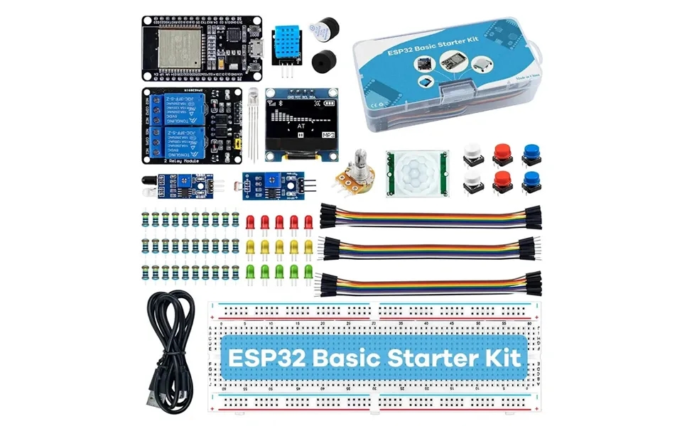Basic Starter Kit For Esp32 Esp-32s Wifi Iot Development Board